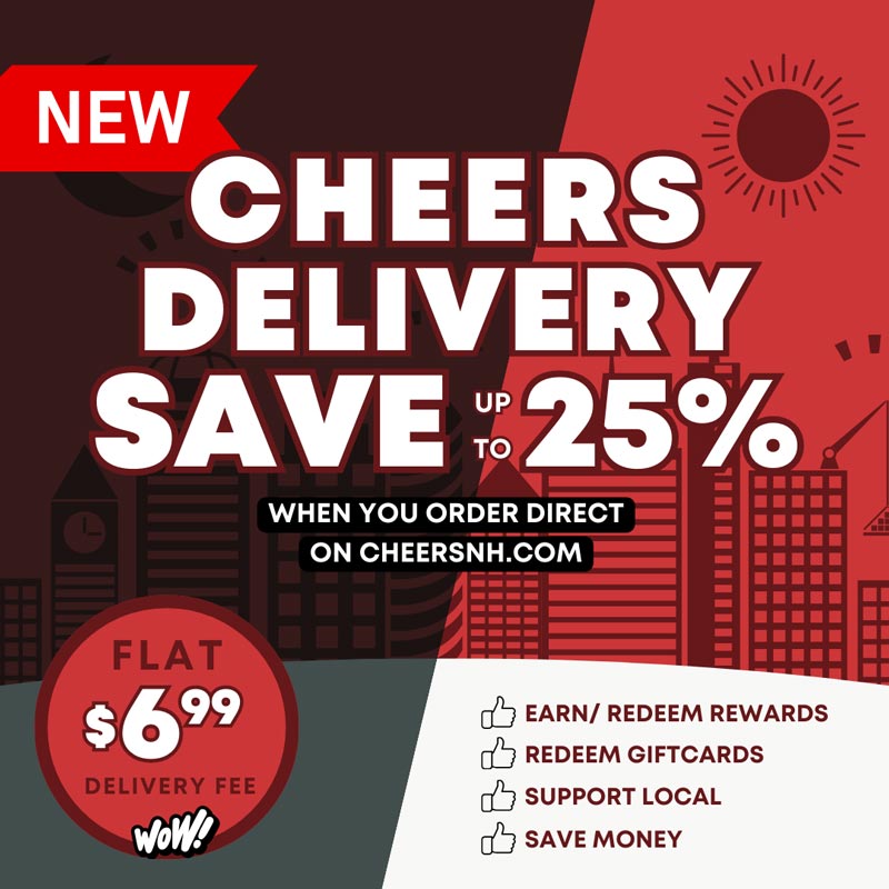 Cheers delivery popup graphic january 2024