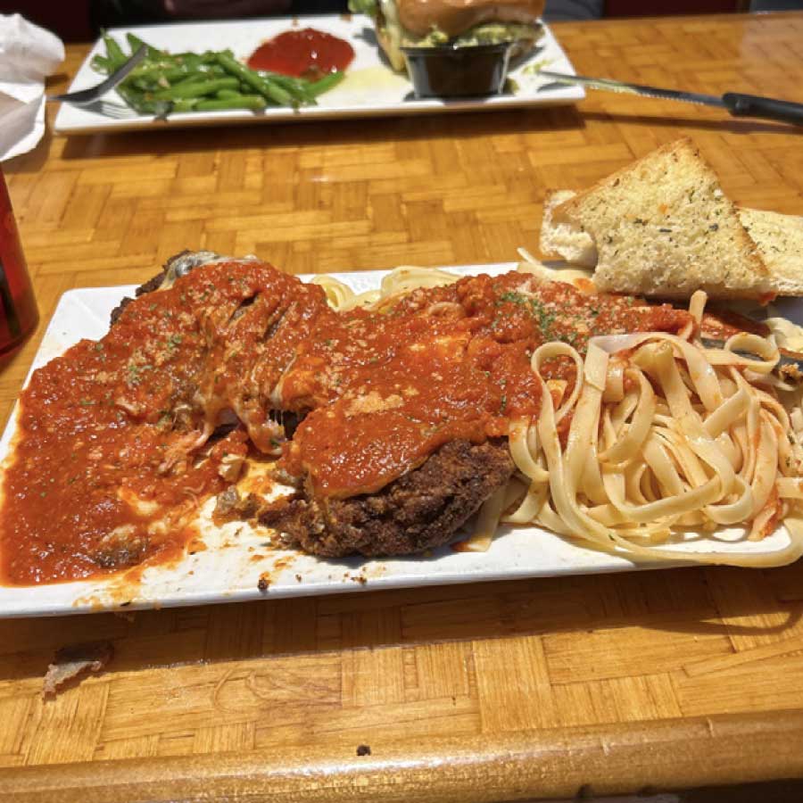 Chicken Parm Share a Meal at Cheers Bar and Grill in Concord, CT