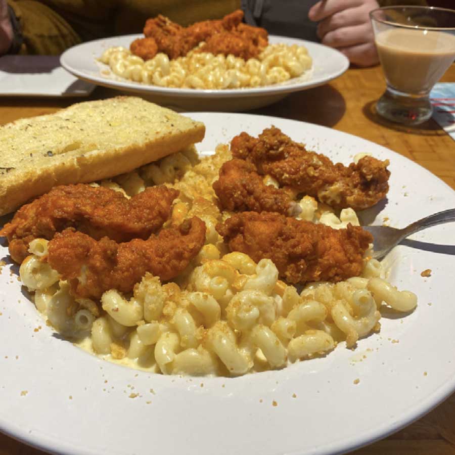 Mac and cheese Share a Meal at Cheers Bar and Grill in Concord, CT