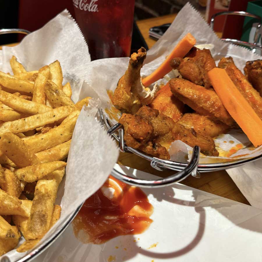 Fries and apps for Share a Meal at Cheers Bar and Grill in Concord, CT