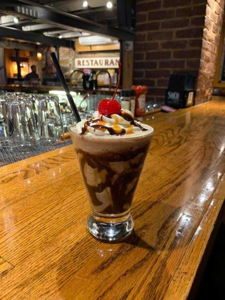 Cold and sweet, a mudslide makes a perfect treat. We have one for you at Cheers Grille & Bar in Concord NH.